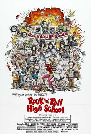 Capa do Filme Rock N Roll High School - Legendado (1979) – pôster oficial