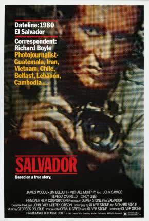 Capa do Filme Salvador - O Martírio de um Povo (1986) – pôster oficial