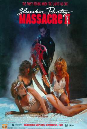 Capa do Filme Slumber Party - O Massacre II (1987) – pôster oficial