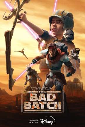 Capa do Desenho Star Wars - The Bad Batch - 2ª Temporada - Legendado (2023) – pôster oficial