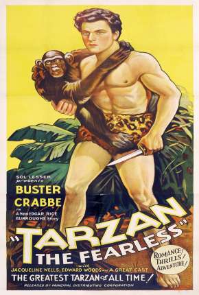 Capa do Filme Tarzan, O Destemido (1933) – pôster oficial