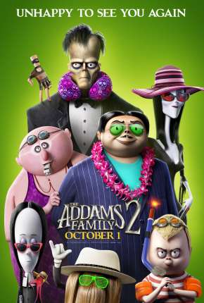 Capa do Filme A Família Addams 2 - Pé na Estrada (2021) – pôster oficial
