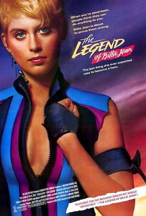 Capa do Filme A Lenda de Billie Jean - The Legend of Billie Jean (1985) – pôster oficial