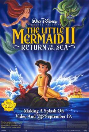 Capa do Filme A Pequena Sereia II - O Retorno Para o Mar (2000) – pôster oficial