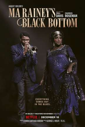 Capa do Filme A Voz Suprema do Blues (2020) – pôster oficial