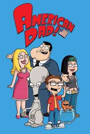 Capa do Desenho American Dad! - 9ª Temporada Completa (2012) – pôster oficial