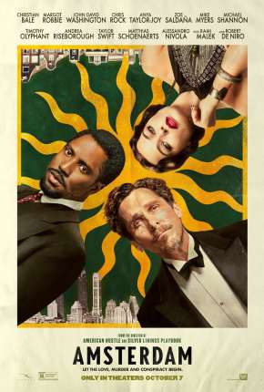 Capa do Filme Amsterdã (2022) – pôster oficial