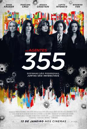 Capa do Filme As Agentes 355 (2022) – pôster oficial