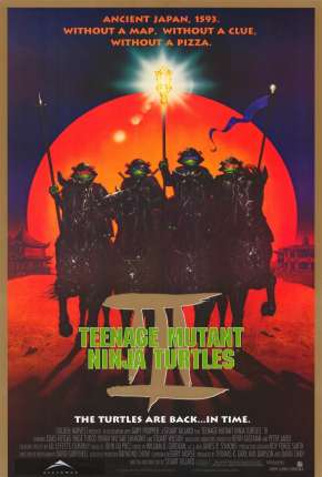 Capa do Filme As Tartarugas Ninja III (1993) – pôster oficial