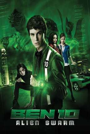 Capa do Filme Ben 10 - Invasão Alienígena (2009) – pôster oficial
