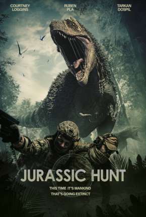 Capa do Filme Caça Jurássica - Legendado (2021) – pôster oficial