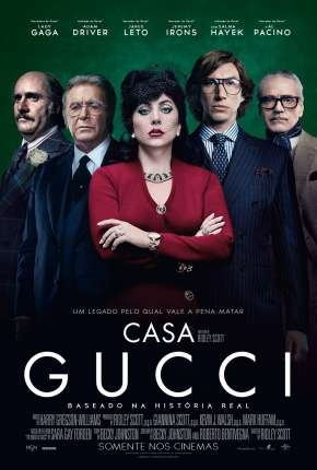Capa do Filme Casa Gucci (2022) – pôster oficial