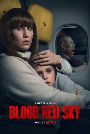 Capa do Filme Céu Vermelho-Sangue (2021) – pôster oficial