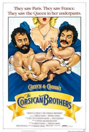 Capa do Filme Cheech e Chong - Os Irmãos Corsos (1984) – pôster oficial
