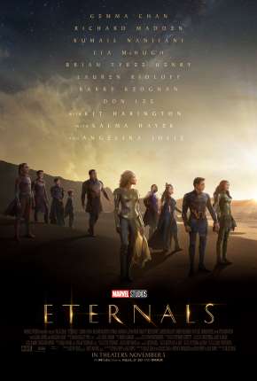 Capa do Filme Eternos (2022) – pôster oficial