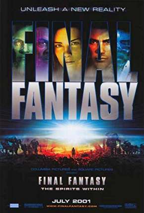 Capa do Filme Final Fantasy (2001) – pôster oficial