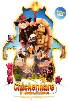 Capa do Filme Frangoelho e o Hamster das Trevas (2022) – pôster oficial