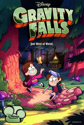 Capa do Desenho Gravity Falls 1ª e 2ª Temporada (2012) – pôster oficial