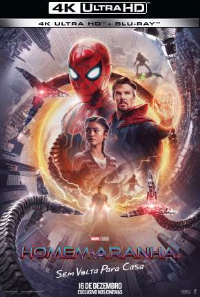 Capa do Filme Homem-Aranha - Sem Volta Para Casa - 4K UHD (2022) – pôster oficial