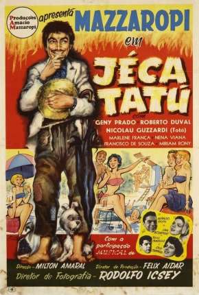 Capa do Filme Jeca Tatu (1960) – pôster oficial