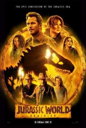 Capa do Filme Jurassic World - Domínio - Legendado (2022) – pôster oficial