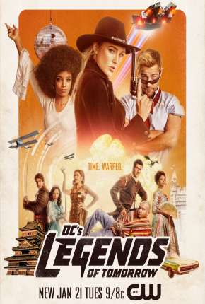 Capa do Série Lendas do Amanhã - Legends of Tomorrow 7ª Temporada (2021) – pôster oficial