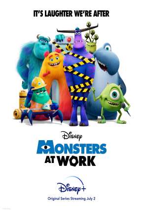 Capa do Desenho Monstros no Trabalho - 1ª Temporada (2021) – pôster oficial