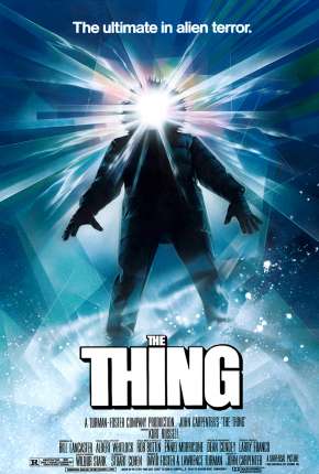 Capa do Filme O Enigma de Outro Mundo - The Thing (1982) – pôster oficial