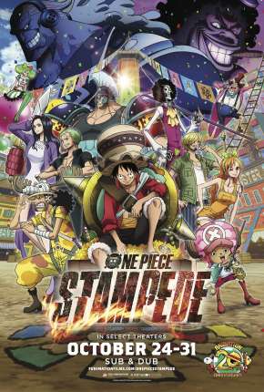 Capa do Filme One Piece Stampede (2019) – pôster oficial