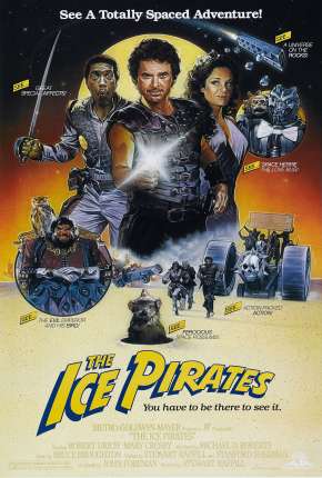 Capa do Filme Piratas das Galáxias (1984) – pôster oficial