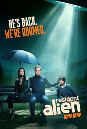 Capa do Série Resident Alien - 1ª Temporada Legendada (2021) – pôster oficial