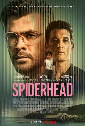 Capa do Filme Spiderhead (2022) – pôster oficial