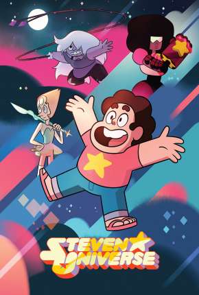 Capa do Desenho Steven Universo 1ª até 4ª Temporada Completa (2013) – pôster oficial