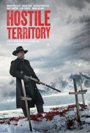 Capa do Filme Território Hostil (2022) – pôster oficial