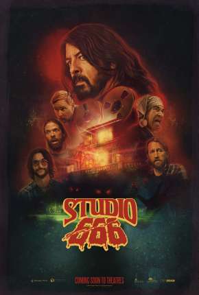 Capa do Filme Terror no Estúdio 666 (2022) – pôster oficial