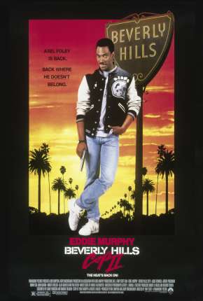 Capa do Filme Um Tira da Pesada II (1987) – pôster oficial