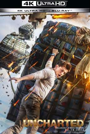 Capa do Filme Uncharted - Fora do Mapa - 4K UHD (2022) – pôster oficial