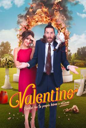 Capa do Filme Valentino, Pode Ser Seu Próprio Herói Ou Vilão (2022) – pôster oficial