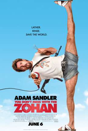 Capa do Filme Zohan - O Agente Bom de Corte - You Dont Mess with the Zohan (2008) – pôster oficial
