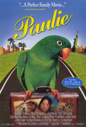 Capa do Filme Paulie, o Papagaio Bom de Papo (1998) – pôster oficial