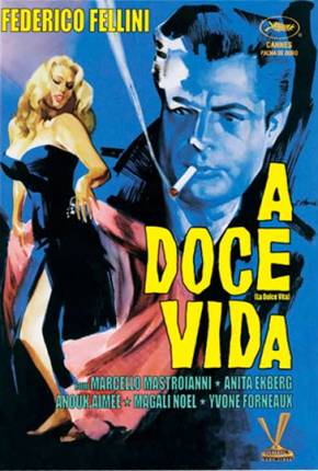 Capa do Filme A Doce Vida (1960) – pôster oficial