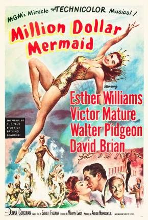 Capa do Filme A Rainha do Mar (1952) – pôster oficial