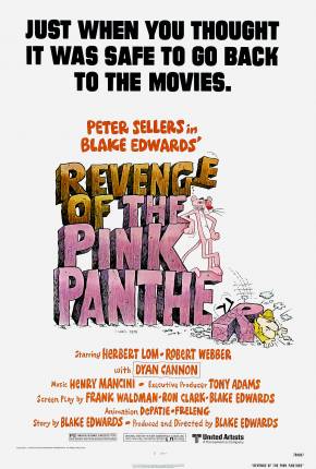Capa do Filme A Vingança da Pantera Cor-de-Rosa (1978) – pôster oficial