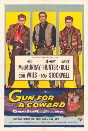 Capa do Filme Arma para um Covarde (1957) – pôster oficial