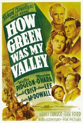 Capa do Filme Como Era Verde o Meu Vale (1941) – pôster oficial