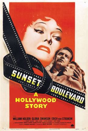 Capa do Filme Crepúsculo dos Deuses (1950) – pôster oficial
