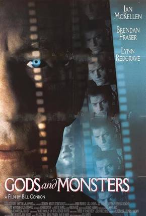 Capa do Filme Deuses e Monstros (1998) – pôster oficial