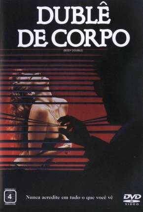 Capa do Filme Dublê de Corpo (1984) – pôster oficial