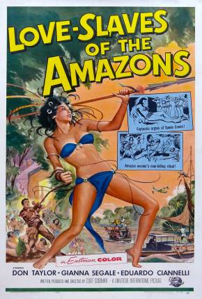Capa do Filme Escravos do Amor das Amazonas / Love Slaves of the Amazons - Legendado (1957) – pôster oficial