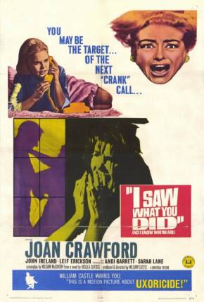 Capa do Filme Eu Vi que Foi Você - Legendado (1965) – pôster oficial